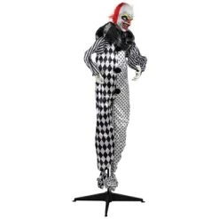 Northlight Spooky Town 5.5' Animated Standing Clown with Glowing Eyes Halloween Decoration -Hyde and Eek Cosplay Store GUEST 0090b827 c51b 4a2d a693 c57462bf6d54