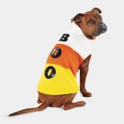 Halloween Candy Corn Boo Dog and Cat Sweater - Hyde & EEK! Boutique™ -Hyde and Eek Cosplay Store GUEST 08277b1b 995a 4b44 a9ab 5e12d5a24db4
