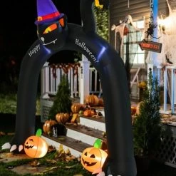 Costway 9FT Halloween Inflatable Cat Archway Blow-up Doorway Decoration with Wizard Cat & Pumpkins Bright LED Lights 16 Costway 9FT Halloween Inflatable Cat Archway Blow-up Doorway Decoration with Wizard Cat & Pumpkins Bright LED Lights -Hyde and Eek Cosplay Store GUEST 082a32c2 b97e 4dde b99a 6a7a17628656