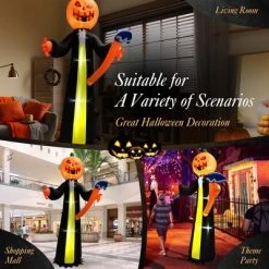 Costway 10FT Halloween Inflatable Pumpkin Ghosts w/ Built-in LEDs -Hyde and Eek Cosplay Store GUEST 0e9303d4 626e 42be ab8d 14c4b0516bad