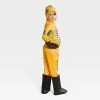 Kids' Glow in the Dark Biohazard Halloween Costume Jumpsuit - Hyde & EEK! Boutique™ Yellow