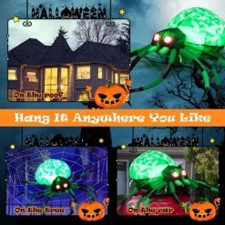 Costway 5 FT Long Halloween Inflatable Spider with White Net Yard Decor w/Rotating Light 11 Costway 5 FT Long Halloween Inflatable Spider with White Net Yard Decor w/Rotating Light -Hyde and Eek Cosplay Store GUEST 11fe1fe4 0b4d 4703 91ad 5aaa8edbbd3b