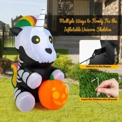 Costway 5ft Inflatable Halloween Unicorn Skeleton Holding Pumpkin for Yard w/LED Lights 13 Costway 5ft Inflatable Halloween Unicorn Skeleton Holding Pumpkin for Yard w/LED Lights -Hyde and Eek Cosplay Store GUEST 127bf079 acbf 410d 9ccd 174b31f95fef