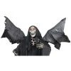Northlight 5.25' Sonic Skeletal Reaper with Wings and Red Eyes Halloween Decoration - Black/Red