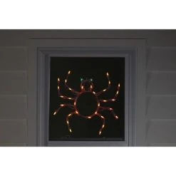 Northlight 15" Black and Orange Lighted Spider Halloween Window Silhouette -Hyde and Eek Cosplay Store GUEST 1a8f2b8a e9c5 4545 8945 0d8bff02b23d