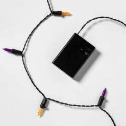 Hyde & EEK! Boutique 60ct LED Battery Operated Halloween String Lights Orange/Purple - Hyde & EEK! Boutique™ -Hyde and Eek Cosplay Store GUEST 1b457826 d5d8 4a5a 9388 8635c166e0a8