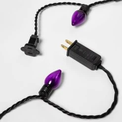 Hyde & EEK! Boutique 20ct LED Halloween String Lights Purple Flicker - Hyde & EEK! Boutique™ -Hyde and Eek Cosplay Store GUEST 1b6f1aa3 8172 4309 ac66 90b1d45f8650