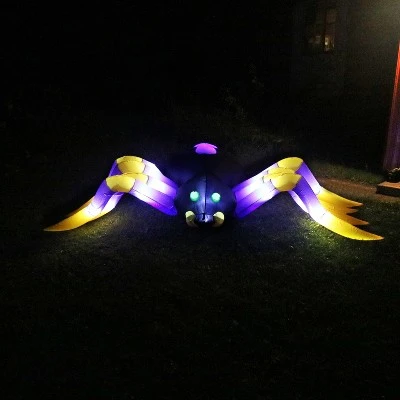 Sunnydaze Decor Sunnydaze Indoor/Outdoor Halloween Terrifying Tarantula Spider Inflatable Yard Decoration - 109.5" 1 Sunnydaze Decor Sunnydaze Indoor/Outdoor Halloween Terrifying Tarantula Spider Inflatable Yard Decoration - 109.5"