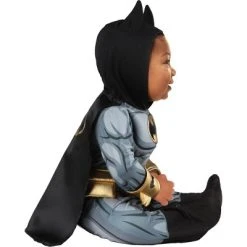 Baby Batman Halloween Costume Jumpsuit with Cape