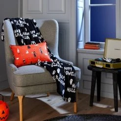 Hyde & EEK! Boutique Happy Halloween Printed Plush Halloween Throw Blanket - Hyde & EEK! Boutique™