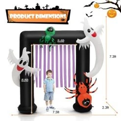 Costway 7.5FT Halloween Inflatable Archway Blow-up Festive Decoration for Backyard Porch 11 Costway 7.5FT Halloween Inflatable Archway Blow-up Festive Decoration for Backyard Porch -Hyde and Eek Cosplay Store GUEST 1dcf8aa0 0db9 464c 98e5 61a64718a4df