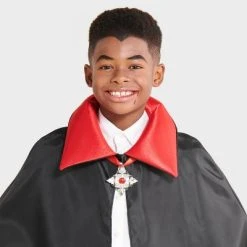 Hyde & EEK! Boutique Kids' Vampire Halloween Costume Cape with Necklace - Hyde & EEK! Boutique™ -Hyde and Eek Cosplay Store GUEST 22a178f1 1e13 4e5b a5f6 85c2834a3506