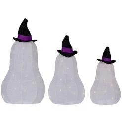 Northlight Set of 3 Spooky Town LED Jack O' Lantern Ghosts Outdoor Halloween Decorations -Hyde and Eek Cosplay Store GUEST 25a5e3e4 3004 422f a756 69c957a3f932