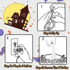 Tangkula Halloween Decoration 12FT Inflatable Blow Up Ghost With LED Lights Outdoor Yard 12 Tangkula Halloween Decoration 12FT Inflatable Blow Up Ghost With LED Lights Outdoor Yard -Hyde and Eek Cosplay Store GUEST 27e9f554 84a3 4a31 b9e4 62ea107cfd62