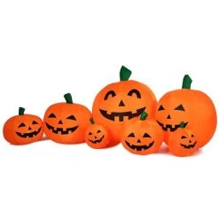 Costway 7.5' Halloween Inflatable 7 Pumpkins Patch W/LED Light Outdoor Garden Decoration -Hyde and Eek Cosplay Store GUEST 2800c137 ee49 4ef9 828f ceedfd292481