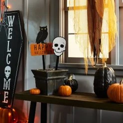 Hyde & EEK! Boutique Wood Owl 'Happy Halloween' Halloween Decorative Yard Stake - Hyde & EEK! Boutique™