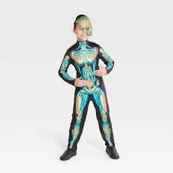 Kids' Robot Skeleton Halloween Costume Jumpsuit with Mask - Hyde & EEK! Boutique™