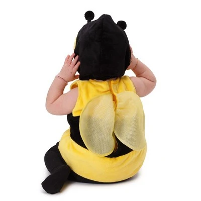 Dress Up America Fuzzy Bee Halloween Costume For Infants 1 Dress Up America Fuzzy Bee Halloween Costume For Infants