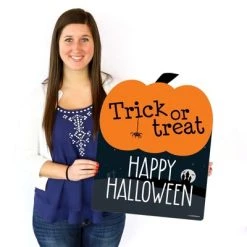 Big Dot of Happiness Trick or Treat - Outdoor Halloween Decorations - Happy Halloween Yard Sign - Welcome Yard Sign -Hyde and Eek Cosplay Store GUEST 2d588804 10ad 4f90 ac63 41dc2d70b33e