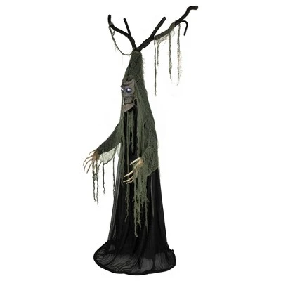 Northlight 7' Spooky Town Animated Tree Man Halloween Decoration with Lighted Eyes 4 Northlight 7' Spooky Town Animated Tree Man Halloween Decoration with Lighted Eyes - Image 4
