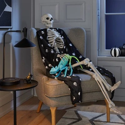 Hyde & EEK! Boutique Night of the Vivid Dead Ombre Cat Skeleton Halloween Scene Prop - Hyde & EEK! Boutique™ 1 Hyde & EEK! Boutique Night of the Vivid Dead Ombre Cat Skeleton Halloween Scene Prop - Hyde & EEK! Boutique™