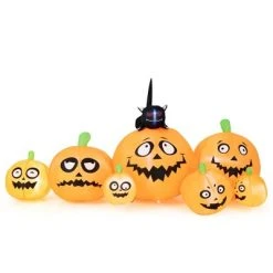 Costway 8FT Long Halloween Inflatable Pumpkins Self Inflating Halloween Pumpkin Patch Lanterns -Hyde and Eek Cosplay Store GUEST 30a2462a 77b4 4bd1 941e c0af85edce29