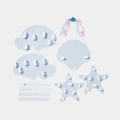 Kids' Adaptive Mermaid Halloween Costume Wheelchair Cover with Hairpiece - Hyde & EEK! Boutique™ Multicolor 3 Kids' Adaptive Mermaid Halloween Costume Wheelchair Cover with Hairpiece - Hyde & EEK! Boutique™ Multicolor - Image 3