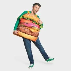 Hyde & EEK! Boutique Adult Hamburger Halloween Costume One Size - Hyde & EEK! Boutique™