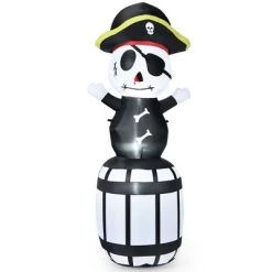 Costway 8FT Halloween Inflatable Pirate Barrel Quick Air Blow Holiday Decoration -Hyde and Eek Cosplay Store GUEST 359902de f1bd 443b 8e94 8dc02b1ce071
