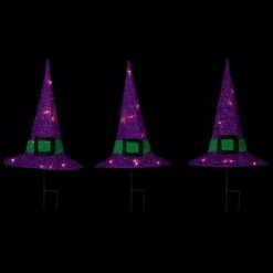 Northlight 14" LED Lighted Purple Witches Hat Outdoor Halloween Pathway Markers -Hyde and Eek Cosplay Store GUEST 35f361da 6bc0 485a a587 ea20ef20dbfa