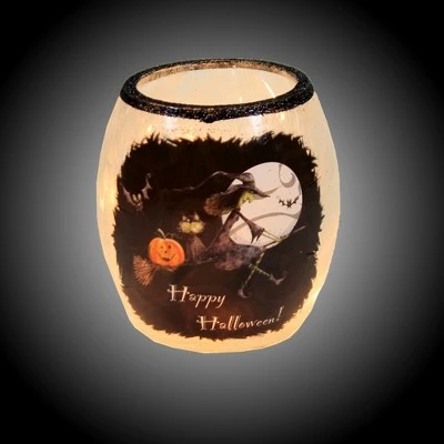 Stony Creek 3.0" Halloween Small Pre-Lit Votive Ghost Pumpkins Witch - Novelty Sculpture Lights 2 Stony Creek 3.0" Halloween Small Pre-Lit Votive Ghost Pumpkins Witch - Novelty Sculpture Lights - Image 2