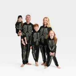 Kids' Glow-In-The-Dark Skeleton Halloween Matching Family Union Suit - Hyde & EEK! Boutique™ Black -Hyde and Eek Cosplay Store GUEST 38442f4e 28ec 44ab b1d9 90a997a09cff