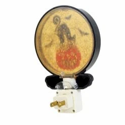 Ganz Black Cat Night Light - One Halloween Nightlight 6.25 Inches - Black Cat Pumpkin - Mh190311 - Acrylic - Black