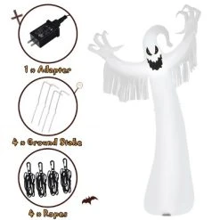 Tangkula Halloween Decoration 12FT Inflatable Blow Up Ghost With LED Lights Outdoor Yard 10 Tangkula Halloween Decoration 12FT Inflatable Blow Up Ghost With LED Lights Outdoor Yard -Hyde and Eek Cosplay Store GUEST 397a8584 939a 49b5 bbc9 5d2c75d49a6b