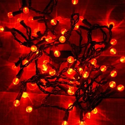 Lumabase 70 Lights Electric Globe String Lights LED Orange 2 Lumabase 70 Lights Electric Globe String Lights LED Orange - Image 2