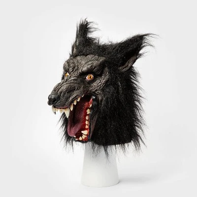 Hyde & EEK! Boutique Adult Black Wolf Halloween Costume Mask - Hyde & EEK! Boutique™ 1 Hyde & EEK! Boutique Adult Black Wolf Halloween Costume Mask - Hyde & EEK! Boutique™