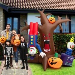 Costway 8 FT Halloween Inflatable Tree Giant Blow-up Spooky Dead Tree with Pop-up Clowns -Hyde and Eek Cosplay Store GUEST 3fe6d348 c6eb 42ab b134 5ed027cde060