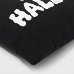 Hyde & EEK! Boutique Happy Halloween' Lumbar Halloween Throw Pillow Black - Hyde & EEK! Boutique™ -Hyde and Eek Cosplay Store GUEST 453064f1 5ab1 4c29 9554 b7a6d64104f2