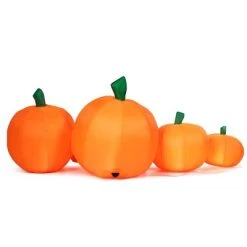 Tangkula 7.5'Air-blow 7 Pumpkins Patch Inflatable Pumpkins Set w/ Energy-saving LED & Adapter Halloween Decoration -Hyde and Eek Cosplay Store GUEST 467240b3 8c83 4937 b568 428b76215a41