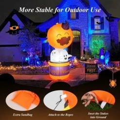Costway 6ft Halloween Inflatable Pumpkin Hot Air Balloon Ghost Blow up Yard Decoration 11 Costway 6ft Halloween Inflatable Pumpkin Hot Air Balloon Ghost Blow up Yard Decoration -Hyde and Eek Cosplay Store GUEST 4810b0cf e04d 4b3b 94be 61997c56f6a6