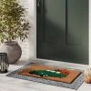 Hyde & EEK! Boutique 1'6"x2'6" Truck with Pumpkins Coir Halloween Doormat Green - Hyde & EEK! Boutique™
