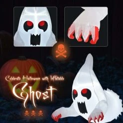 Costway 3.3' Halloween Inflatable Ghost Blow Up Flying Halloween Decoration for Party -Hyde and Eek Cosplay Store GUEST 50cdffe6 a0b2 4c34 84f1 a2a351cbfc2a