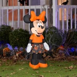 National Tree Company 42" Inflatable Halloween Party Minnie Mouse