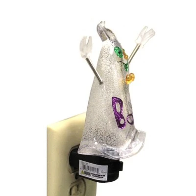 Roman Roman Halloween Ghost Night-Lite - One Nightlight 6.25 Inches - Spring Arms Boo! - 160182 - Plastic - Clear 2 Roman Roman Halloween Ghost Night-Lite - One Nightlight 6.25 Inches - Spring Arms Boo! - 160182 - Plastic - Clear - Image 2