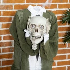 Outsunny 57" Life Size Outdoor Halloween Decorations Hanging Talking Skeleton Ghost, Animated Prop with Sound and Motion Activated, Light Up Eyes -Hyde and Eek Cosplay Store GUEST 5981b708 9951 4fb4 968a 3cd56e15a126