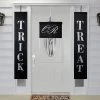 Northlight Set of 3 Black and White Trick or Treat Outdoor Halloween Banners 19.25"