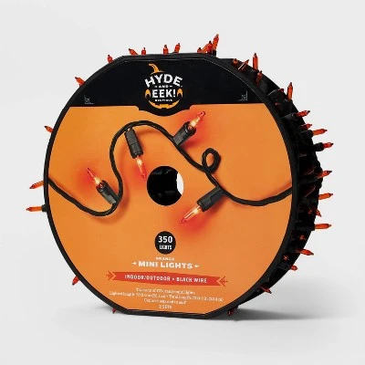 Hyde & EEK! Boutique 350ct Incandescent Halloween Mini String Lights Orange - Hyde & EEK! Boutique™ 3 Hyde & EEK! Boutique 350ct Incandescent Halloween Mini String Lights Orange - Hyde & EEK! Boutique™ - Image 3