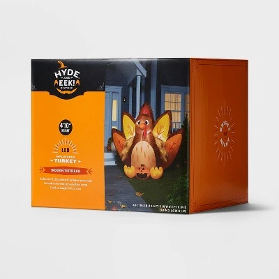 Hyde & EEK! Boutique 5.5' Inflatable Sitting Turkey Halloween Decoration - Hyde & EEK! Boutique™ 3 Hyde & EEK! Boutique 5.5' Inflatable Sitting Turkey Halloween Decoration - Hyde & EEK! Boutique™ - Image 3