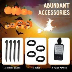 Costway 9.5 FT Long Inflatable Pumpkin Combo w/ Black Cat, Built-in LED Lights -Hyde and Eek Cosplay Store GUEST 5b586e33 fde3 4e63 a0c8 065b3cd06b84