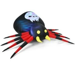 Tangkula 6.5FT Inflatable Halloween Spider Long Outdoor Indoor Blow Up Spider with Magic LED Lights -Hyde and Eek Cosplay Store GUEST 5e849397 7afb 4ba6 915a 8247af4dbe3b